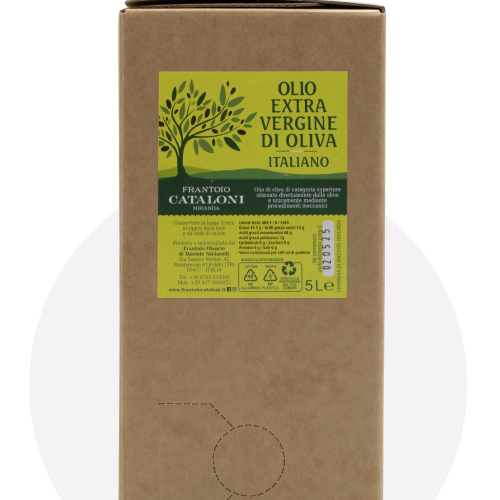 Olio Extra Vergine di Oliva Italiano – Bag in Box 5 L